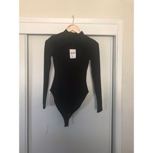 FOREVER 21 BODY SUIT DF BLACK